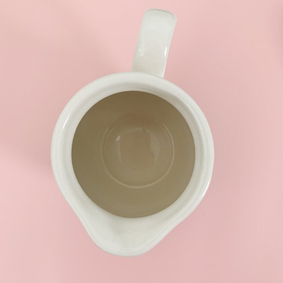 Rae Dunn Artisan Collection by Magenta Pour Blue Dot Pitcher Creamer - Picture 2 of 5